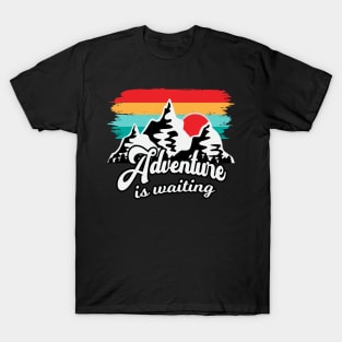 Adventure Mountains Outdoor Camper Gift T-Shirt